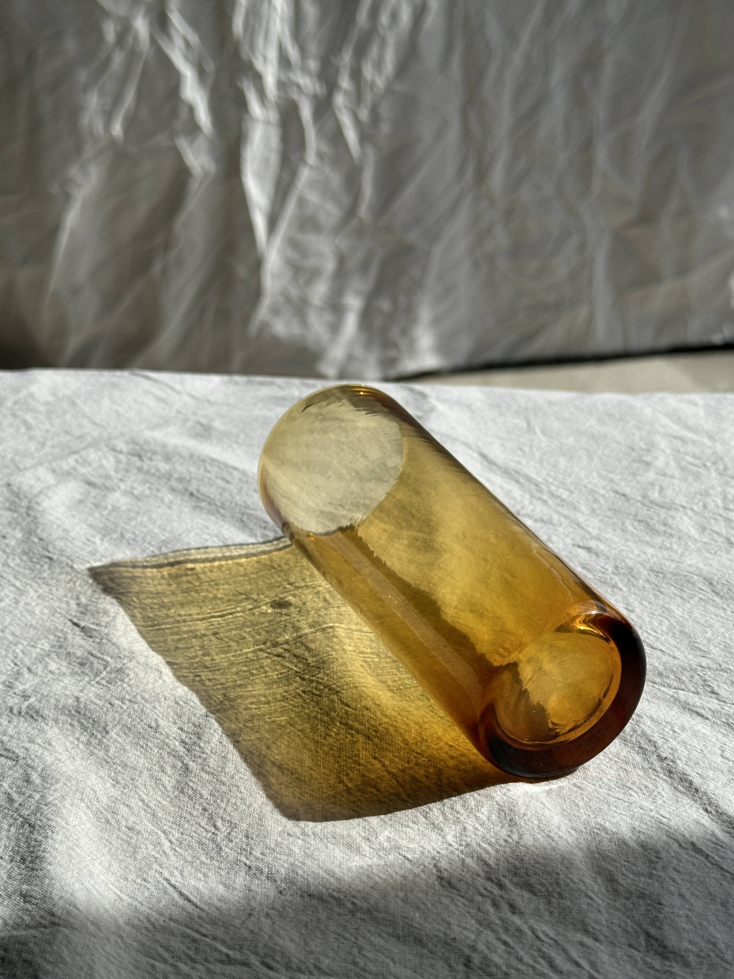 6 colored orangeade glasses