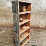 Industrial cabinet bookcase