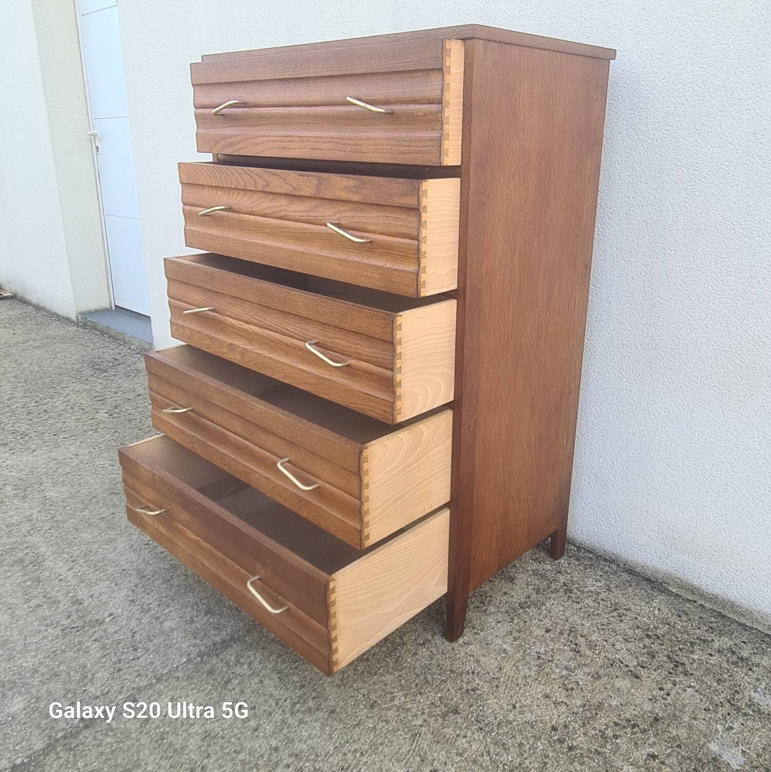 Large vintage chest of drawers 1950