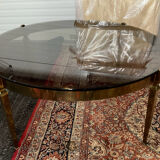 Empire style coffee table in solid bronze