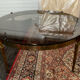 Empire style coffee table in solid bronze