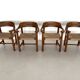 Chaises de salle à manger Rainer Daumiller en pin et corde de papier neuf, 1970s