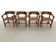 Rainer Daumiller Dining Chairs in Pine and New Paper Cord, 1970s