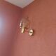 Pair of 60'S brass wall lamps, Hans Agne Jakobsson, model V212A