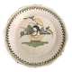 18th century plate in Nevers earthenware
