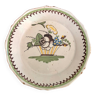 18th century plate in Nevers earthenware