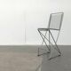 Postmodern German kitchen bar stool Kreuzschwinger by Till Behrens for Schlubach, 1980s.