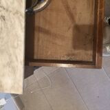 Antique secretary desk with marble top