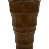 Vintage umbrella holder wooden basket storage 1960 minimalist design