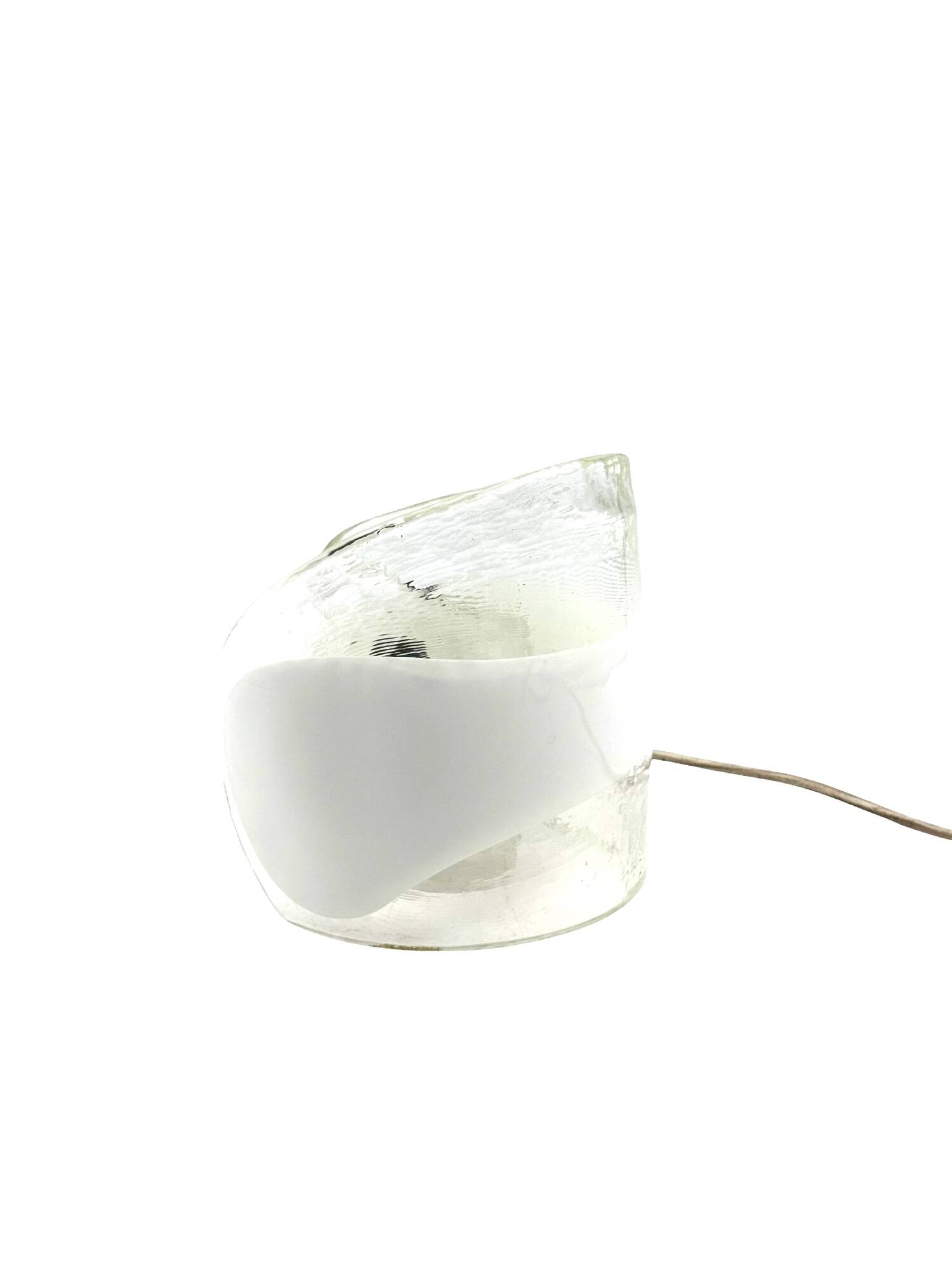 Murano blown glass sculptural table lamp, La Murrina Italy 1970s