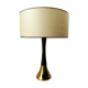 Lamp 60s dark and gilded wood