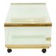 Italian Glass Coffee Table Gallotti & Radice Vintage Design 100cm