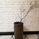 Brown glazed stoneware pot