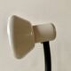 Vintage white and black metal desk lamp