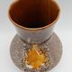 Ceramic vase vintage lava effect