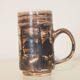 Set of 4 vintage mid century brutalist tea mugs by David Sharp