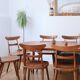 6 Scandinavian bistro chairs