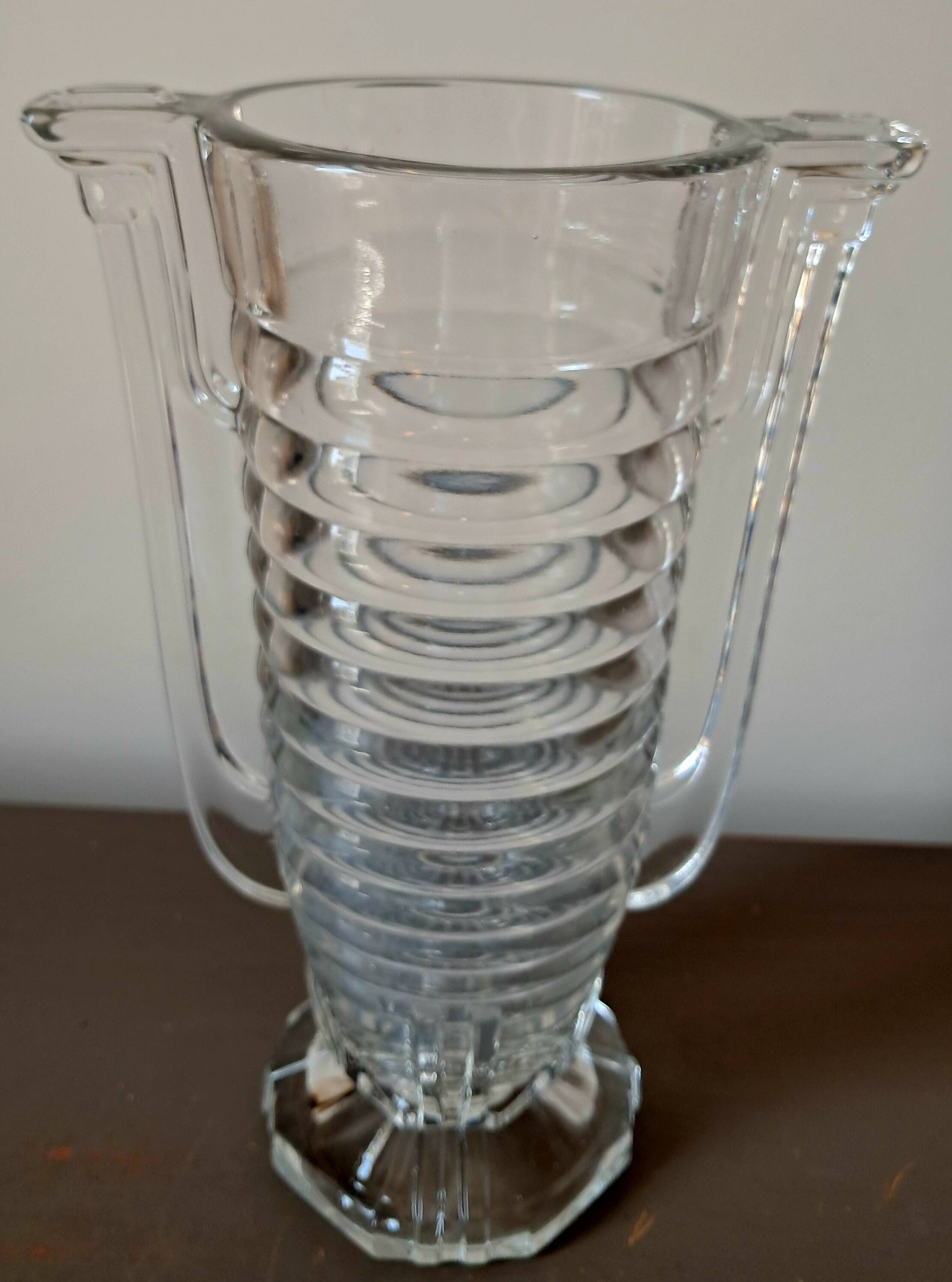 Marcelle vase, Val Saint Lambert. Art Deco