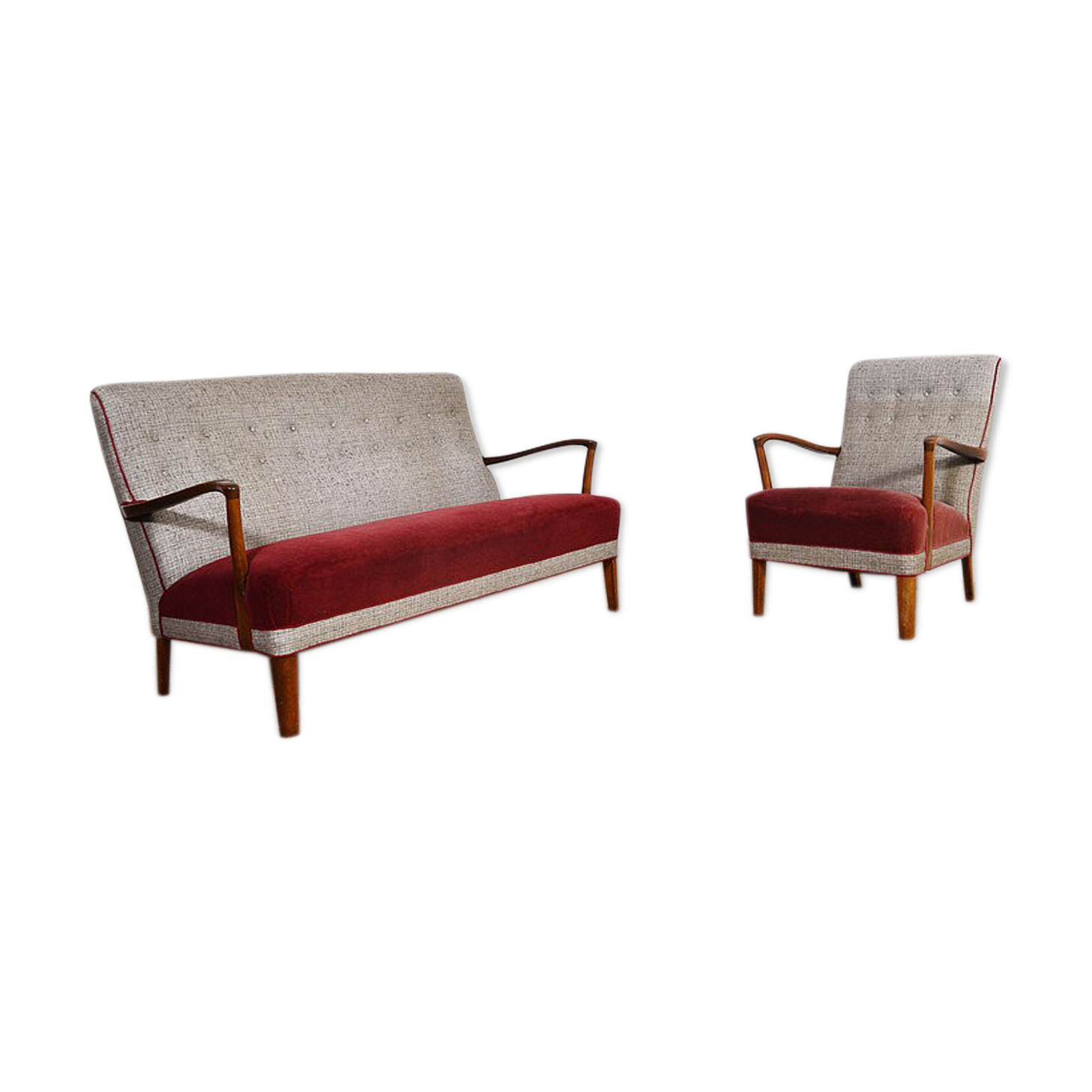 All sofa and Chair Danish - 1950