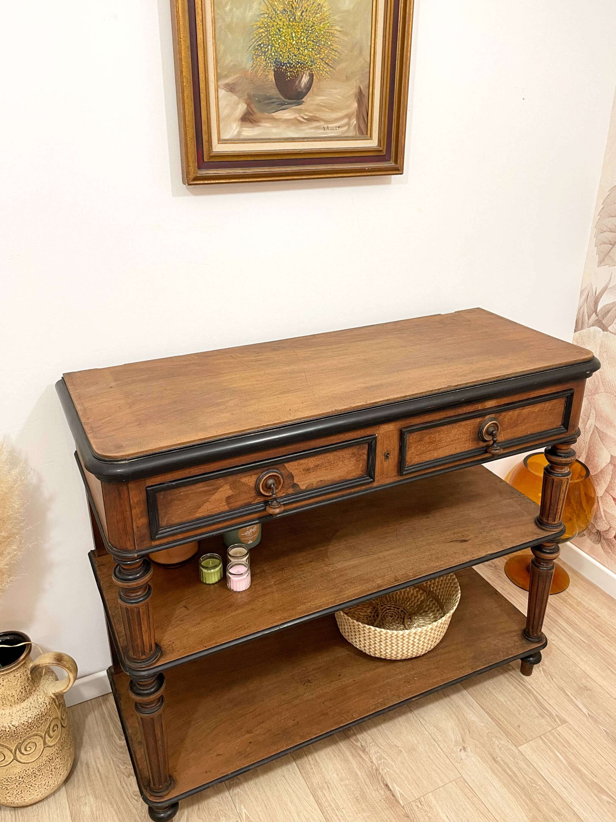 Buffet / Walnut dessert table - Early 20th century