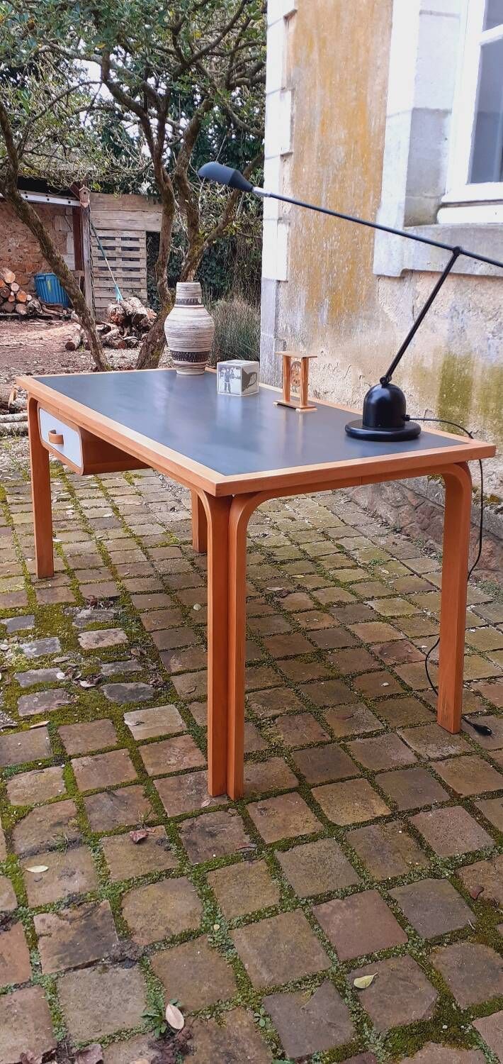 70s Scandinavian desk by Rud Thygesen and Johnny Sorensen for Magnus O