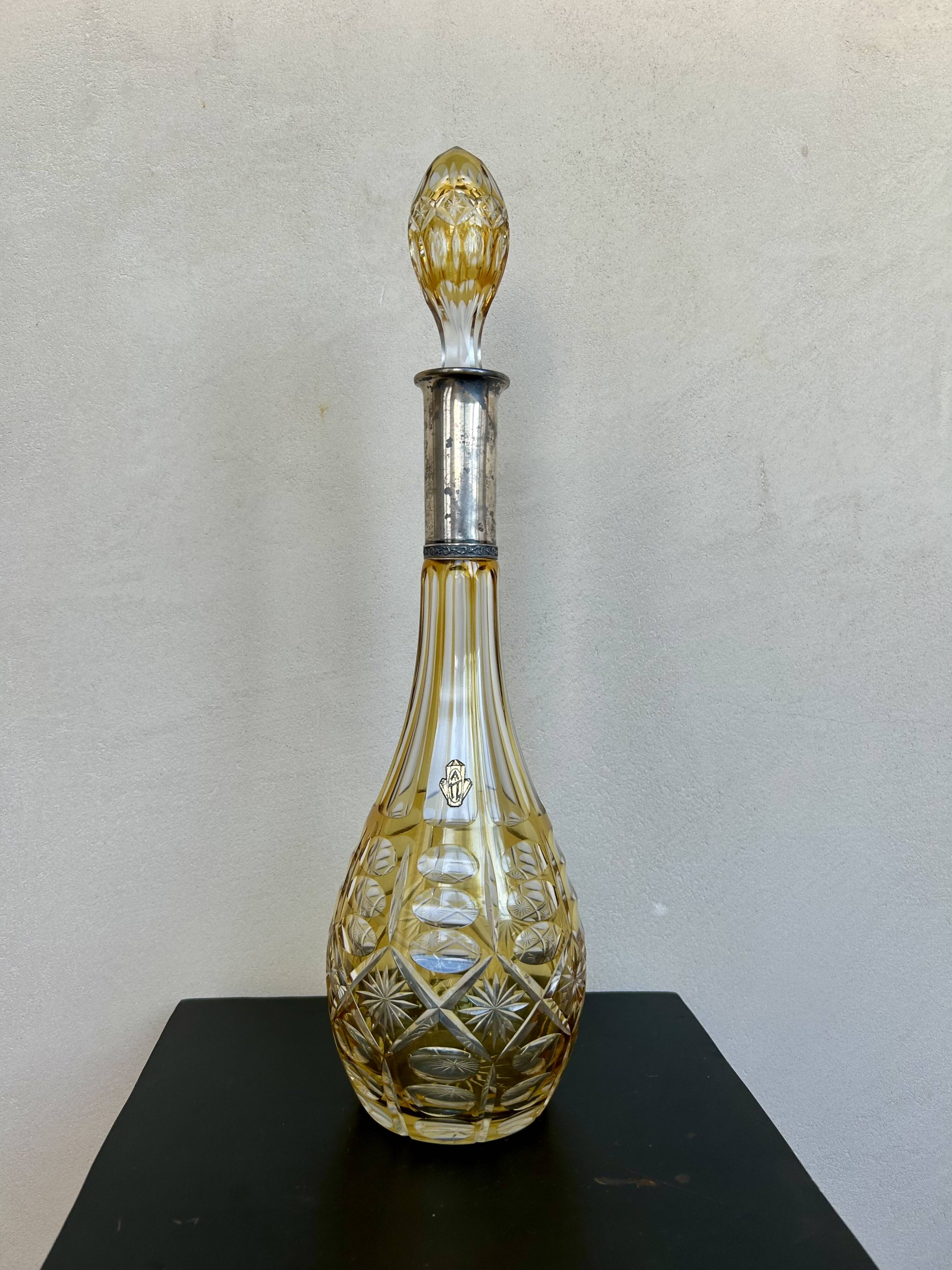 caraffa in crystal of boemia