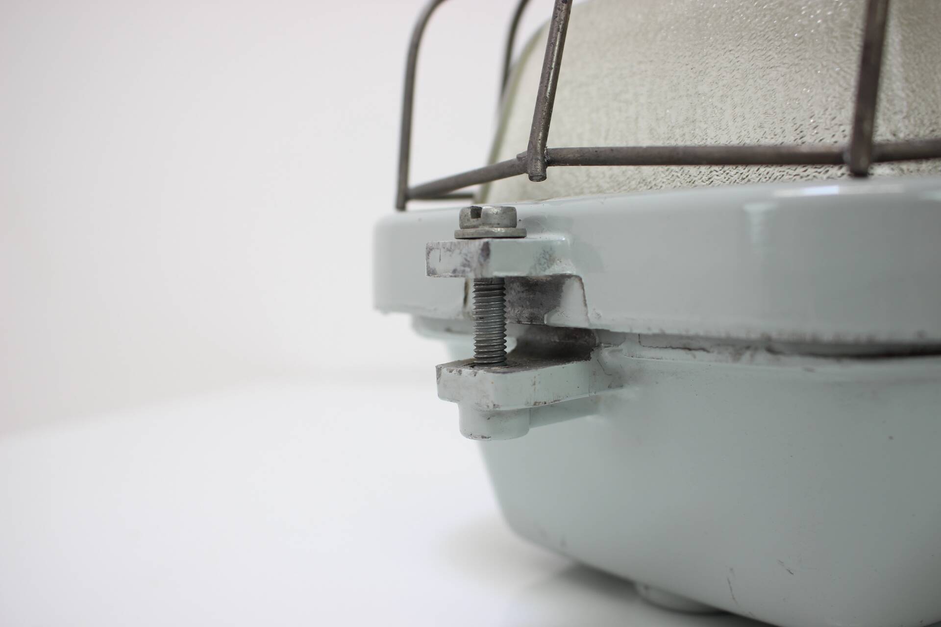 Vintage Industrial Ceiling Lamp Typ 511 32 01, Czechoslovakia, 1990's