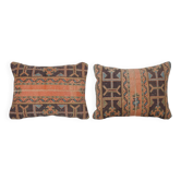 Set of 2 vintage Turkish cushion covers 46x61 cm