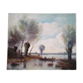 Tableau paysage d'après Camille Corot