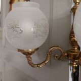 Brass wall sconce 70 years