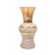 Lucien BRISDOUX Golden ceramic vase