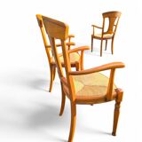 Ensemble de 4 chaises - fauteuils de style provençal