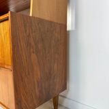 Secrétaire en noyer par Franz Ehrlich pour Hellerau, années 1950