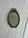 Petit miroir oval ancien