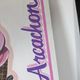 Vintage artisanal ice cream parlour sign Bellariva Arcachon 90 x 58cm