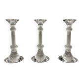 Bougeoirs en cristal Ingo Maurer, Val St Lambert, Belgique, années 1990
