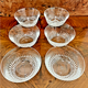 6 Saint-Louis finger rinse bowls, “Lozère” model – 365010
