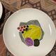 Set of porcelain plates with fruit signed Villeroy & Boch