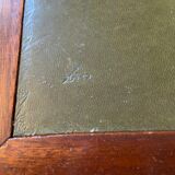 Very nice mahogany and green leather desk