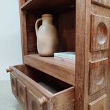 Midcentury brutalist cabinet vintage 1960