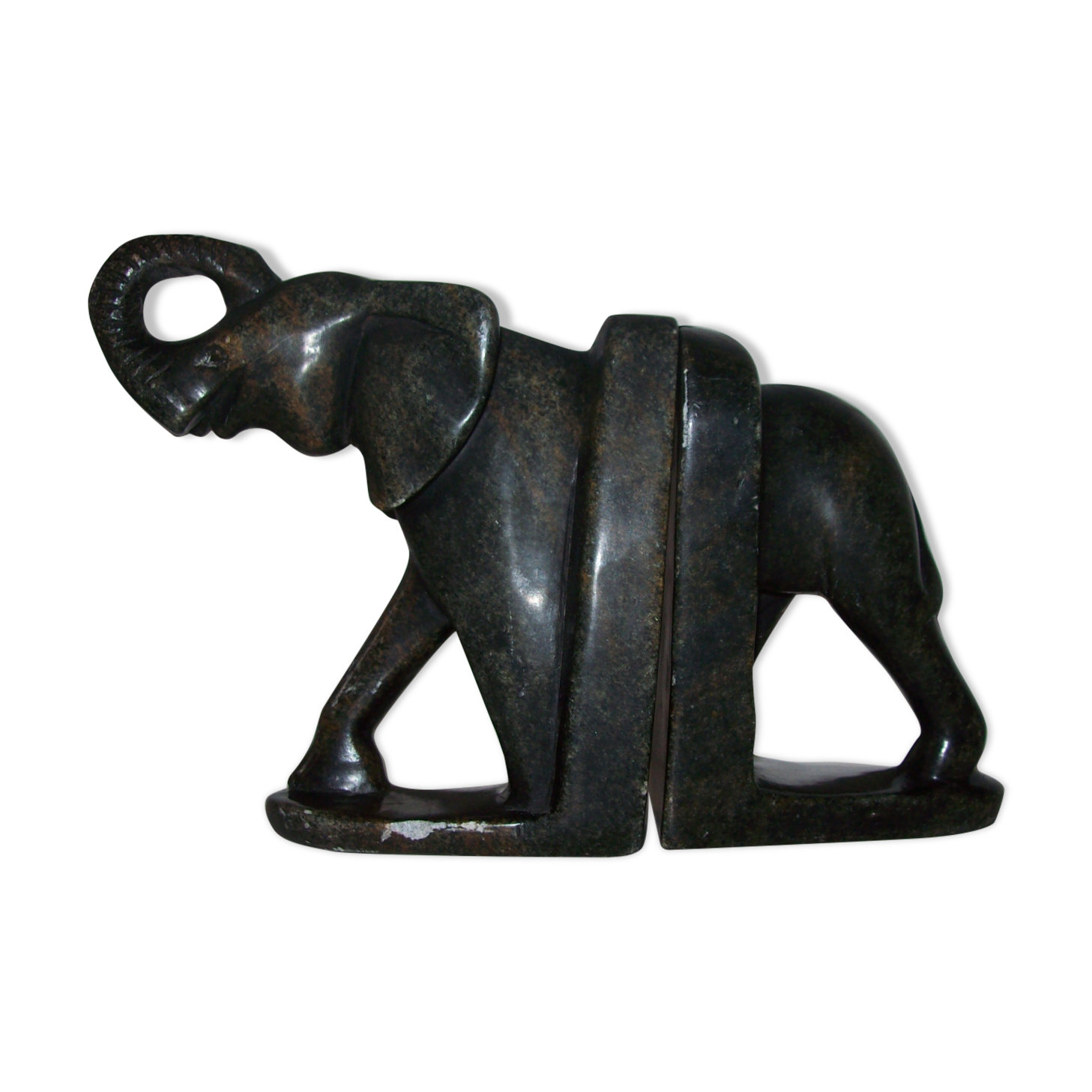 Pair of bookends elephants