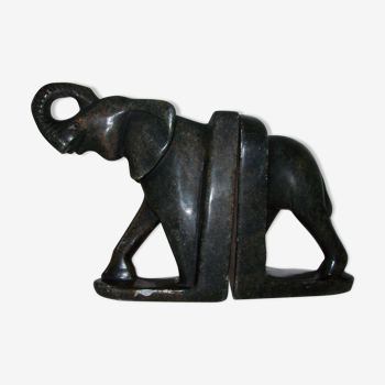 Pair of bookends elephants