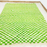 Tapis marocain vert 290x208cm