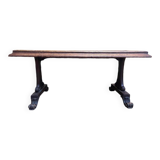 Art Nouveau style mahogany bistro table
