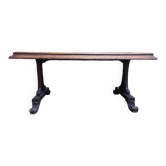 Art Nouveau style mahogany bistro table