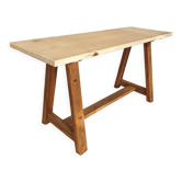 Table basse tréteau d'atelier