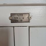 Old Parisian wooden locker room/wardrobe