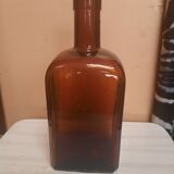Amber glass bottle