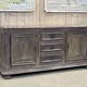 18th-century oak enfilade with a marble-effect painted top.