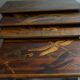 Set of 4 nesting tables by Emile Gallé